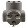 Ac Works EV Charging Adapter NEMA 6-30P to 50A Electric Vehicle Adapter for Tesla EV630MS